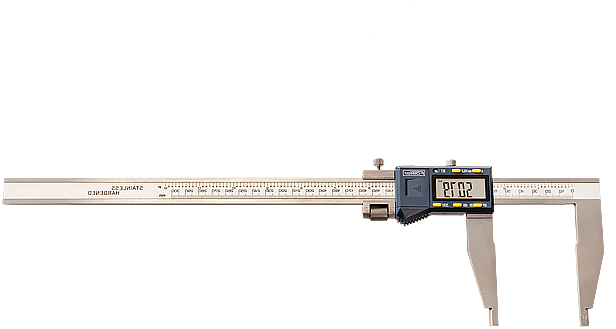 数字卡尺，12英寸(300毫米)，3.5"-深颚，重型，NIST认证
