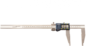 Digital Caliper, 12" (300mm), 3.5"-Deep Jaw, Heavy-Duty